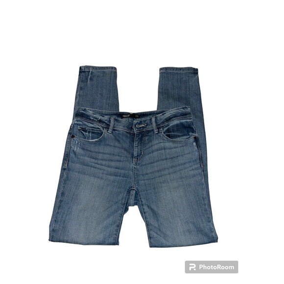 VERA WANG SIMPLY VERA Skinny Women 4 Blue Jeans Stretchy 5 Pocket - Picture 1 of 6